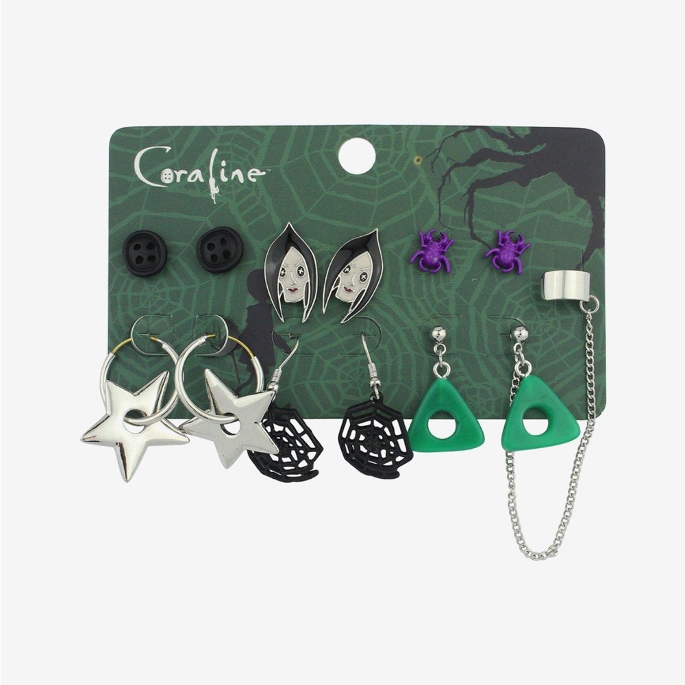 Coraline Other Mother‎ Earring Set Hot Topic